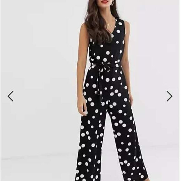 BNWT Yasnatal Polkadot Jumpsuit US4/UK8 - Picture 8 of 8